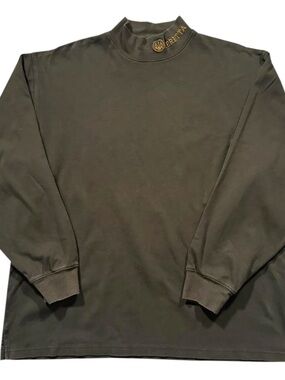 Vintage Beretta Mock Neck Long Sleeve Shirt (Size L)